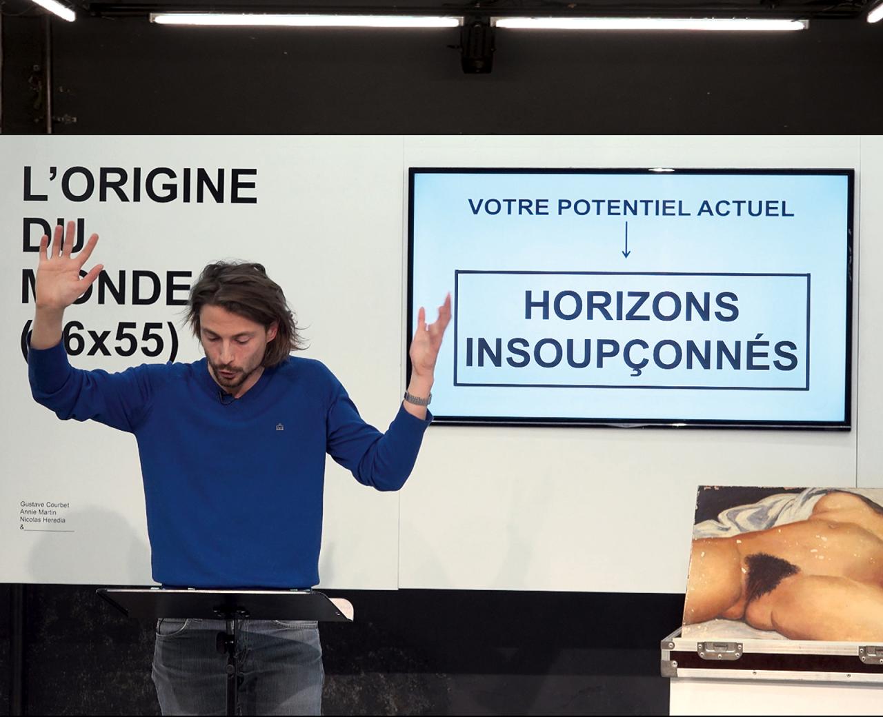 L'Origine du monde (46x55) de Nicolas Heredia - La Vaste entreprise