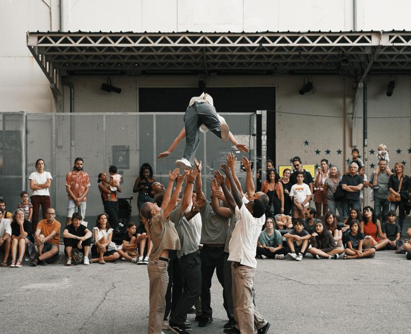 Photographie du spectacle Prélude de Kader Attou - Compagnie Accrorap